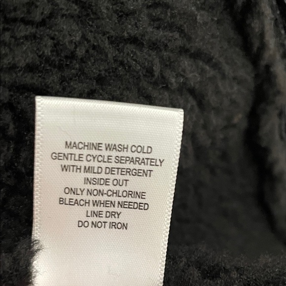 NWT Marc New York Jeans Black Shearling-Lined Women's Vest Plus Size 2X - Picture 11 of 12